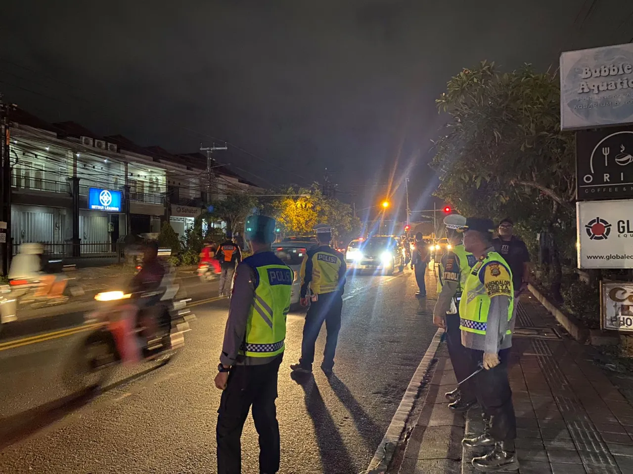 Operasi Gabungan KYRD Cipta Kondisi Colling System Jelang Tahap Kampanye Pemilu 2024, Tindak Pengendara Knalpot Bising