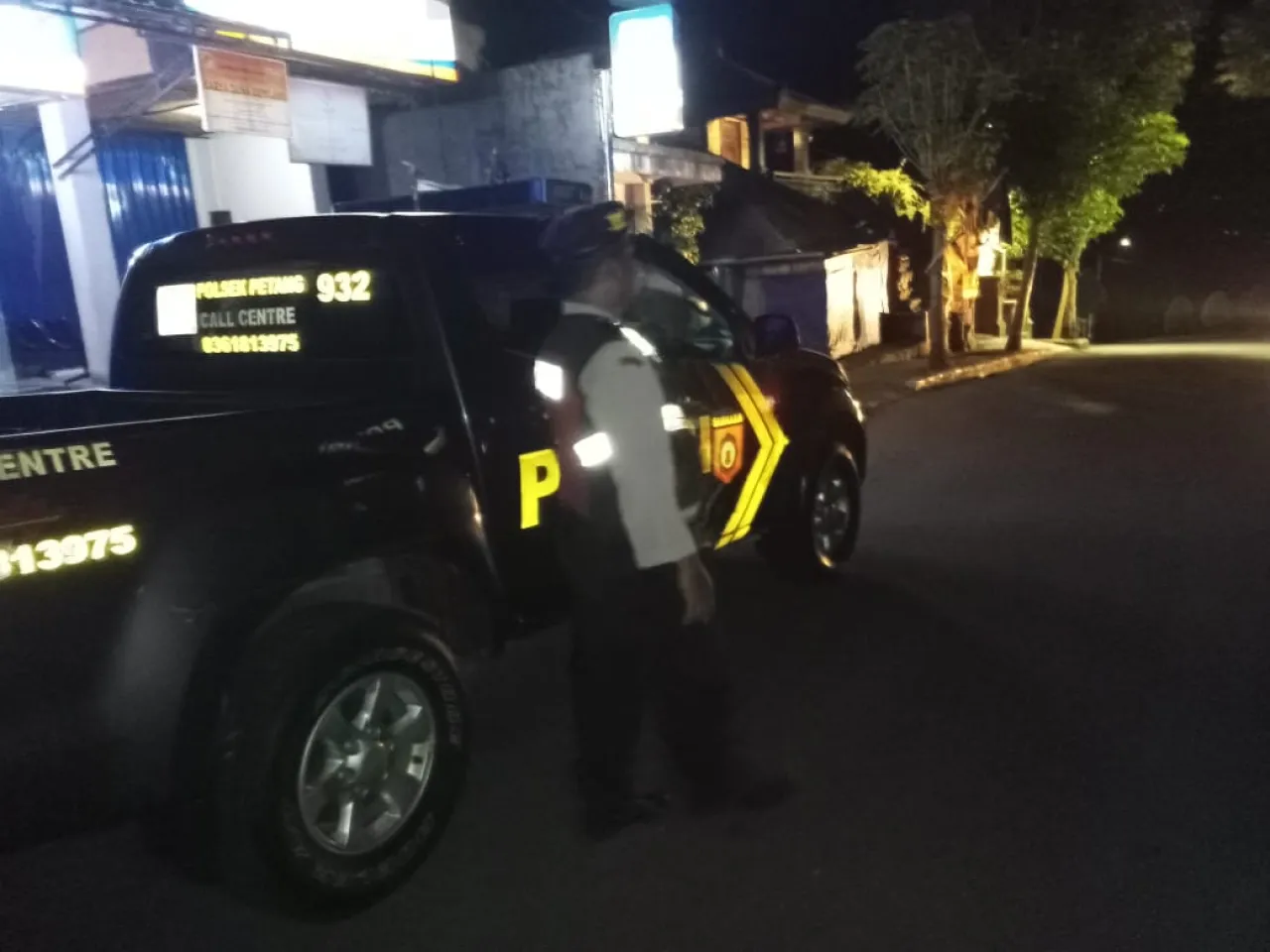 Pawas Pimpin Patroli Polsek Petang Susuri Beat Selatan