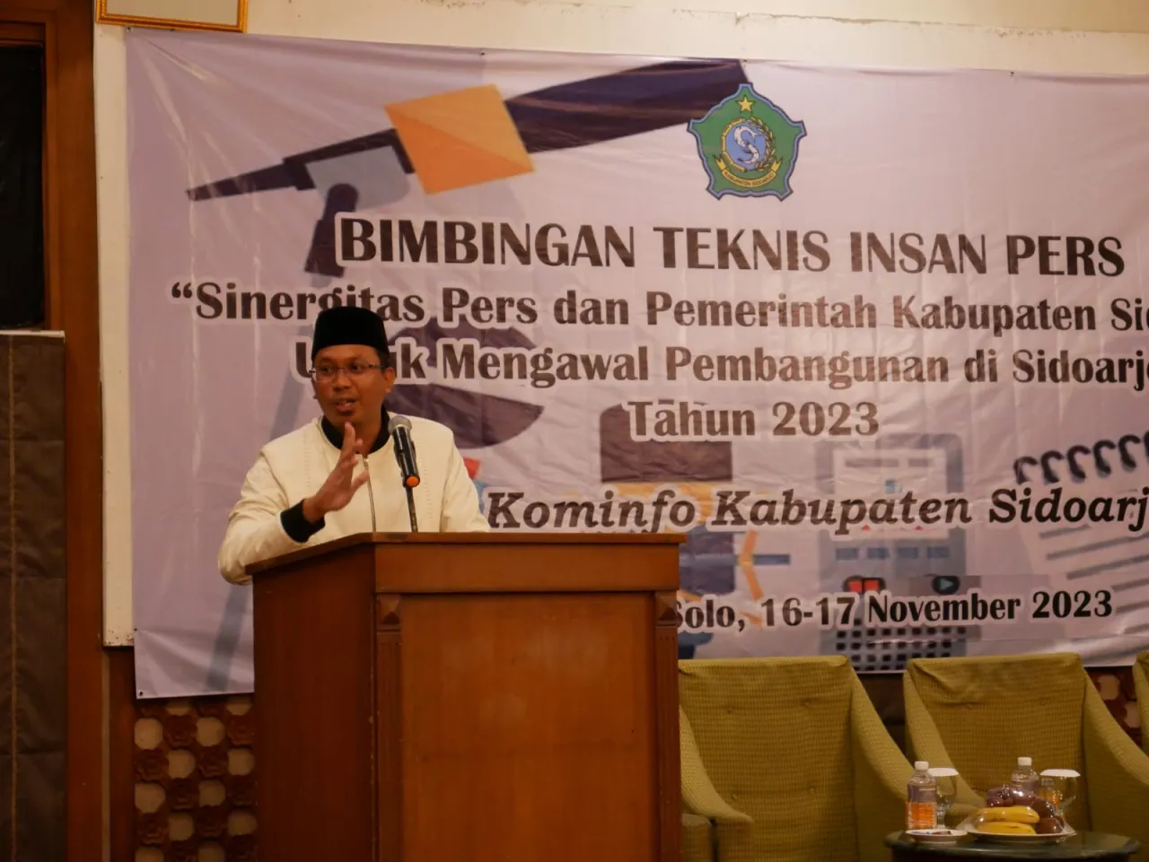 Bupati Gus Muhdlor Minta Pers Kawal Pembangunan Sidoarjo