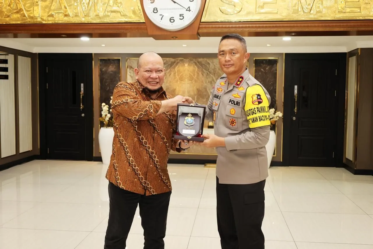 Ketua DPD RI Silaturahmi dengan Kapolda Jatim