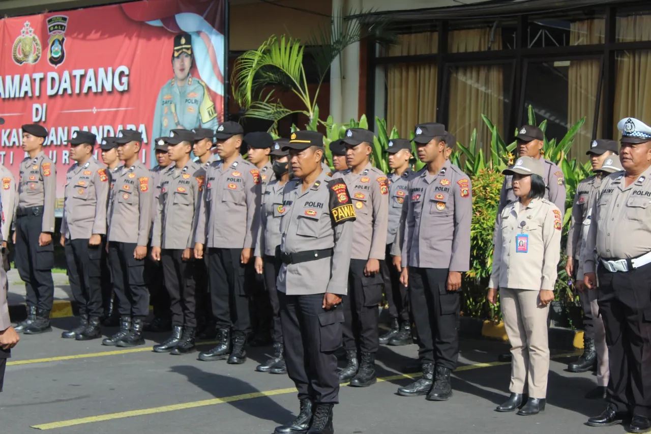 Wakapolres Kompol Ketut Darta Berikan Saat Pimpin Apel Jam Pimpinan