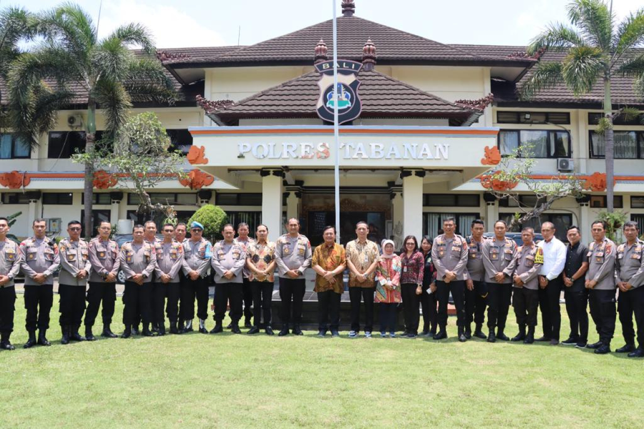 Kapolres Tabanan Sambut Kunjungan Kerja Tim Kompolnas di Polres Tabanan*