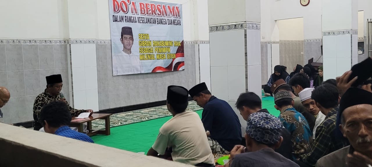 Doa Bersama Di Malang untuk Gibran Jadi Capres atau Cawapres 2024