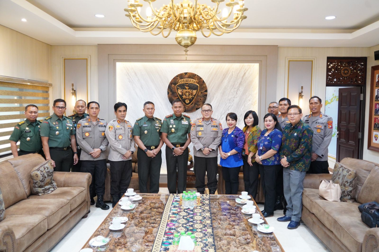 Pererat Tali Silaturahmi, BNN Provinsi Bali Kunjungi Kodam IX/Udayana*