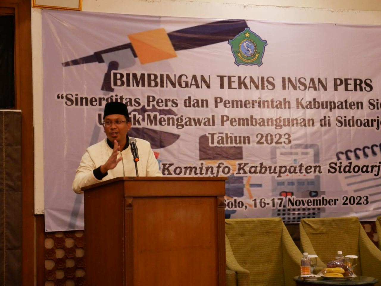 Bupati Gus Muhdlor Minta Pers Kawal Pembangunan Sidoarjo