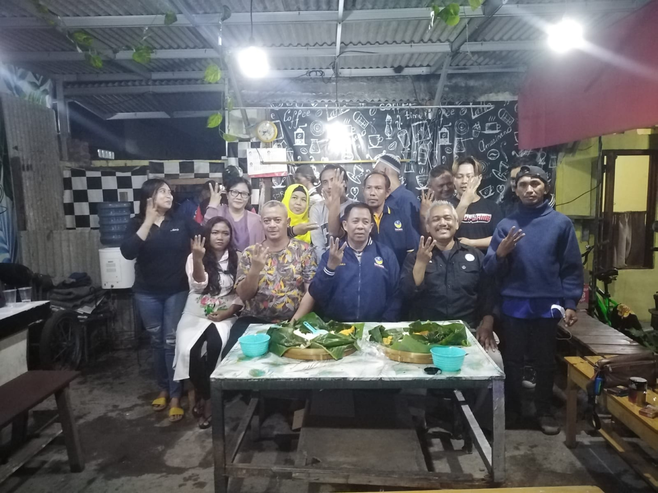 Djatur Setiono Resmikan Posko Kemenangan