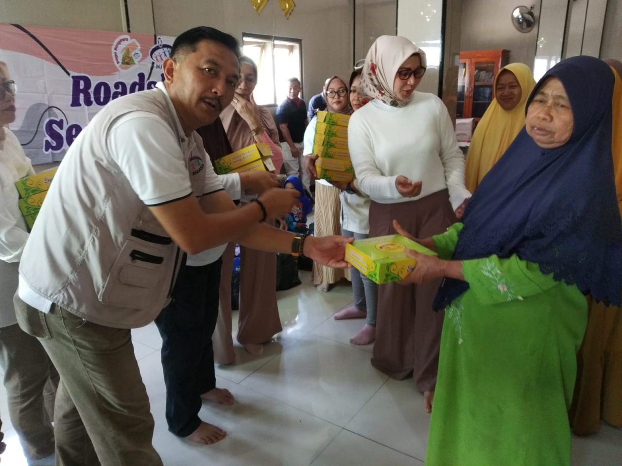 Sego Rongewu Ikasdasa menyapa Warga Lawatan Kalirejo Kec Sukorejo Kabupaten Pasuruan