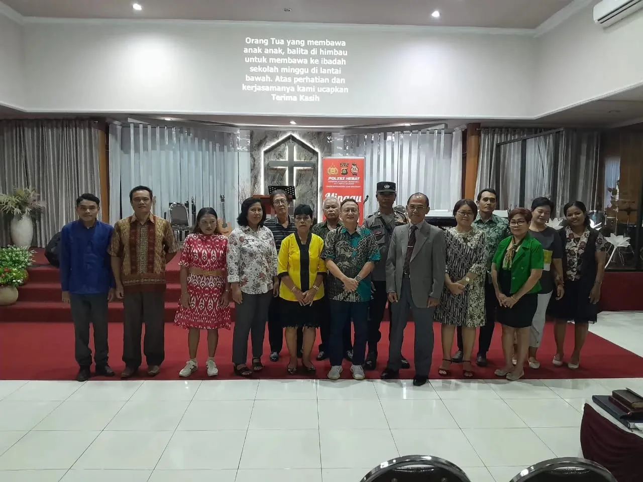 Polsek Denpasar Utara dengarkan Curhat Jemaat El Saddai