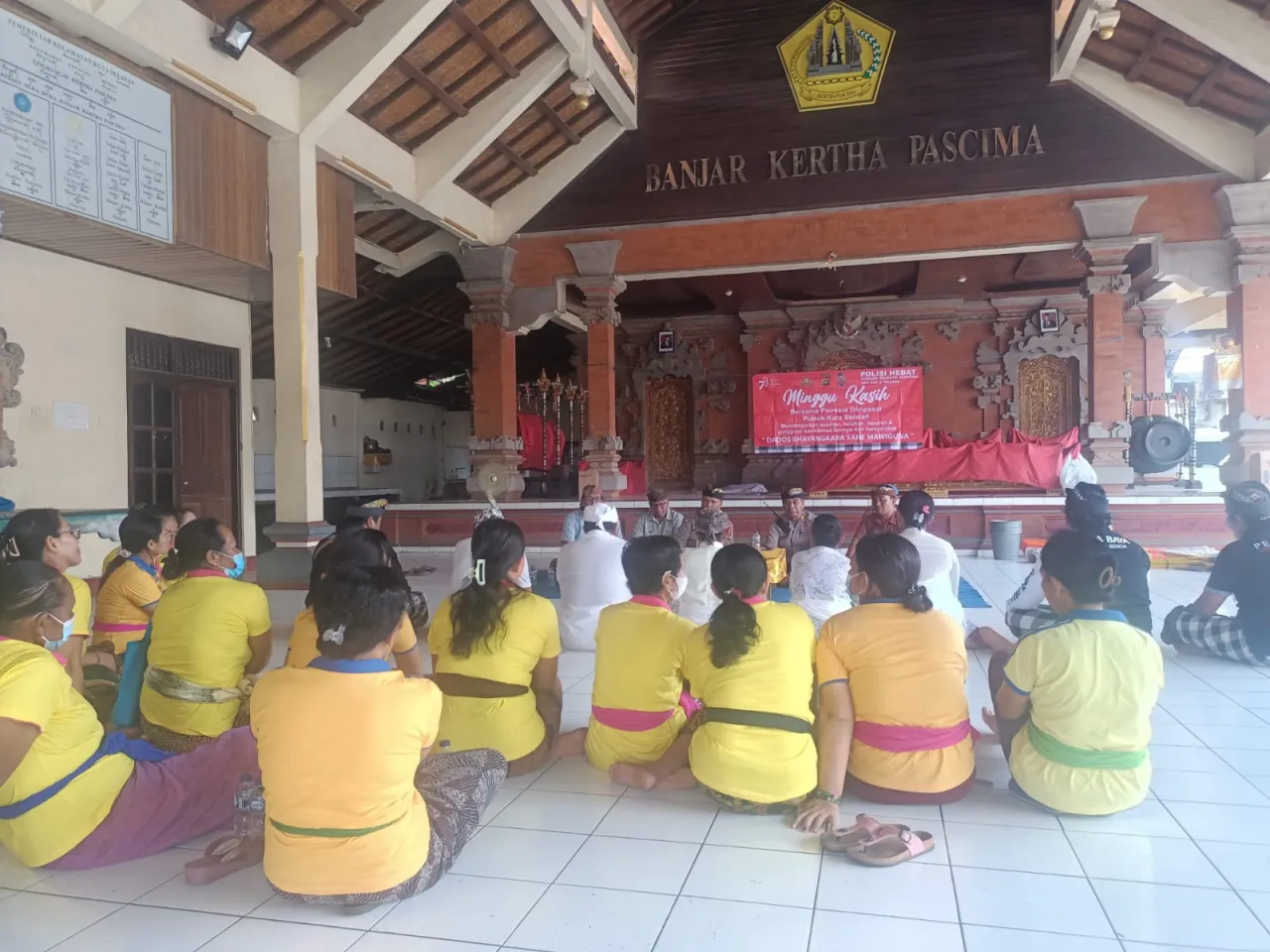 Polsek Kuta Selatan Gelar Minggu Kasih, Himbau Warga Jadi Polisi Bagi Diri Sendiri