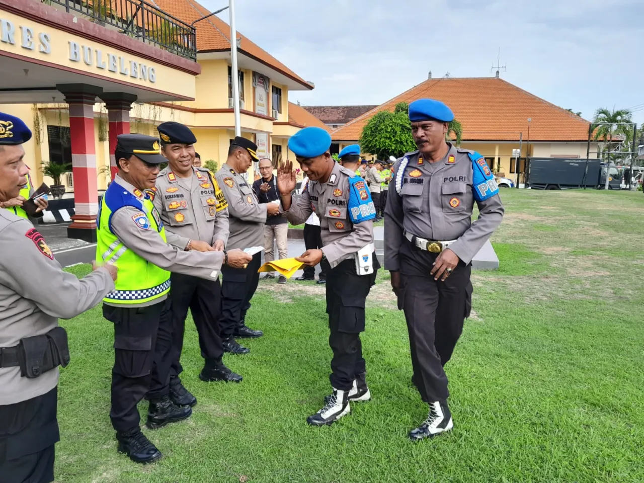 Polres Buleleng Menerima Propam Polda Bali Lakukan Ops Gaktibplin Terhadap Personil Polri dan ASN.