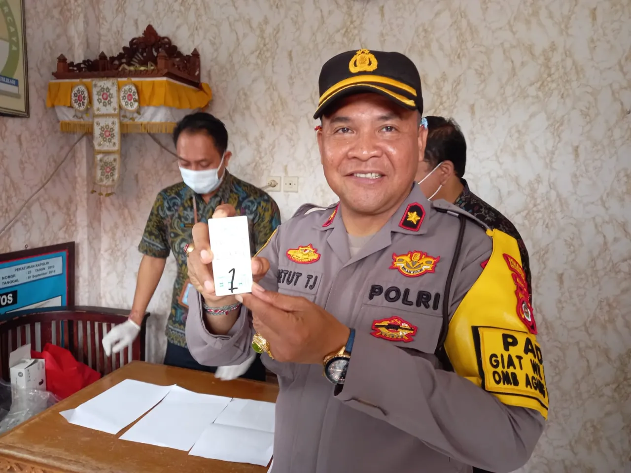 Polsek Mengwi Mendukung Program Polres Badung Mencegah Penyalah Gunaan Narkoba Dengan Menggandeng BNNK