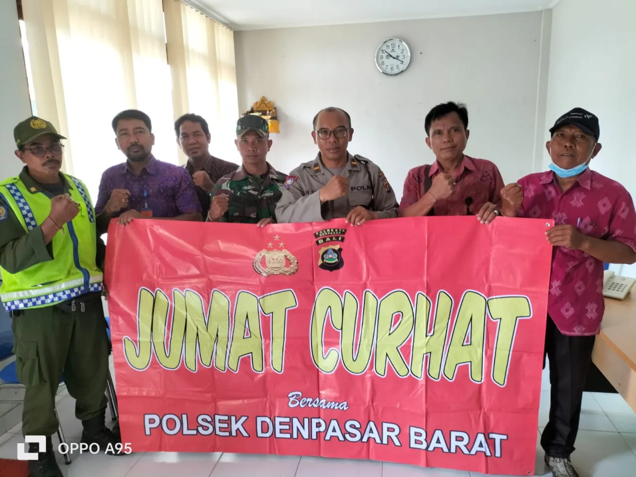 Serap Aspirasi Aparatur Desa Polsek Denbar Optimalkan Kegiatan Jumat Curhat