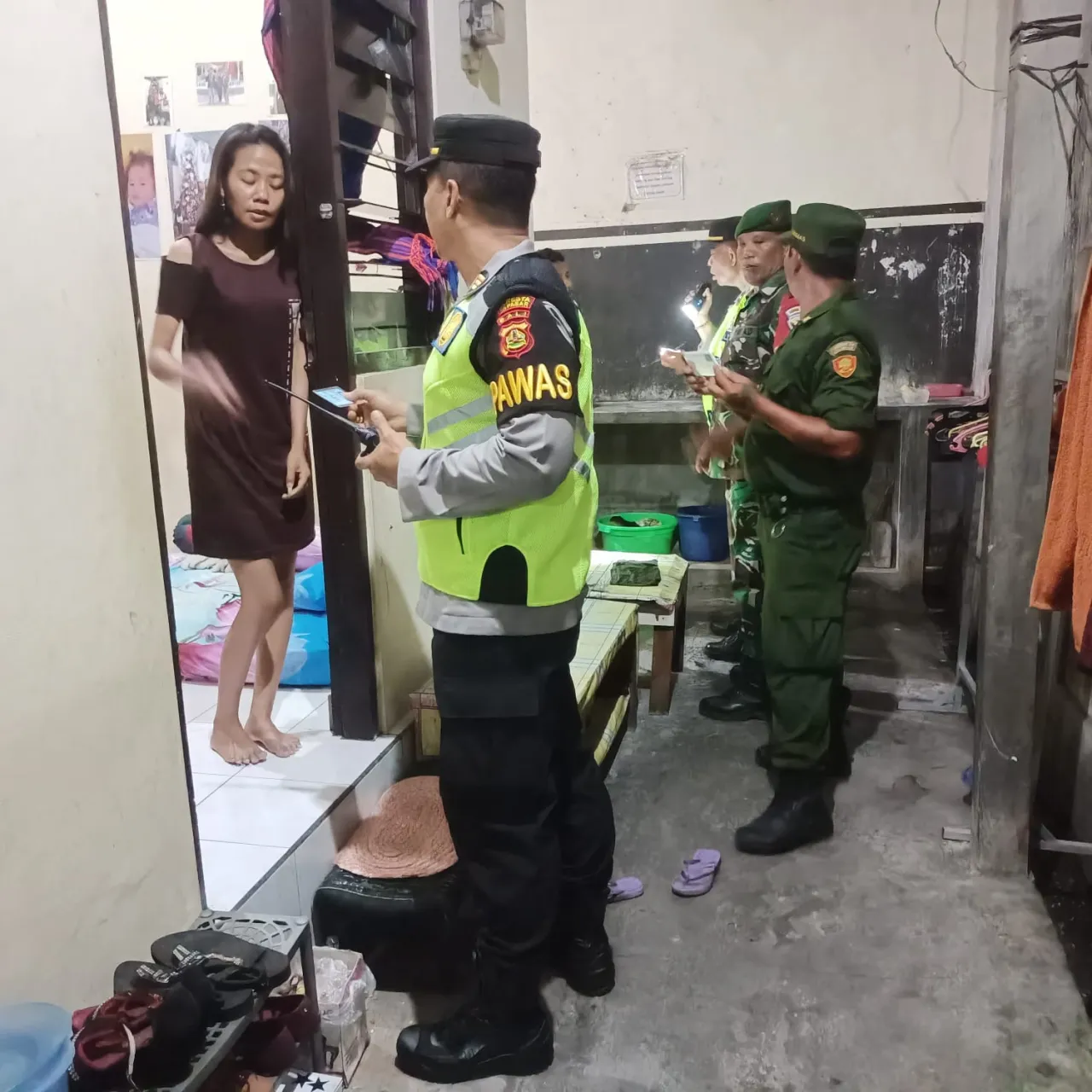 Jaga Kondusifitas Kamtibmas Polsek Denbar Laksanakan Patroli Tiga Pilar Terapkan Tibduktang