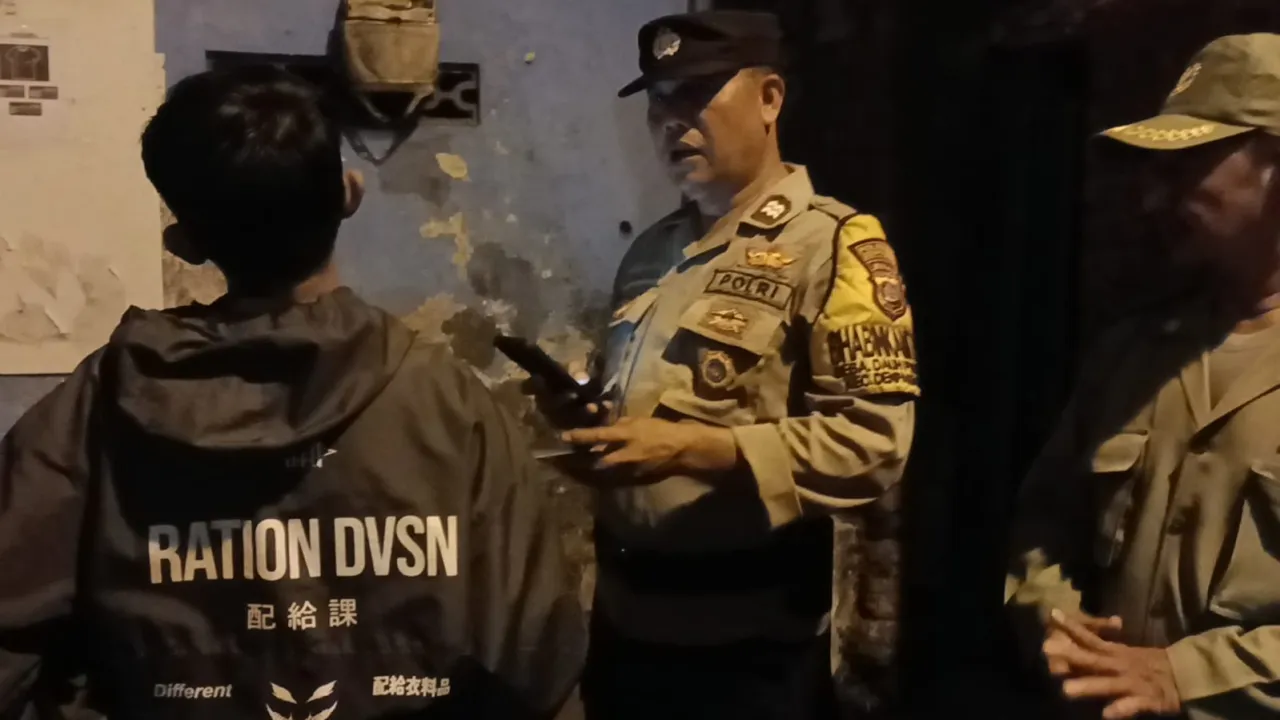Cipta Kondisi Kondusif Polsek Denbar Dan Desa DPKN Gelar Patroli Tiga Pilar