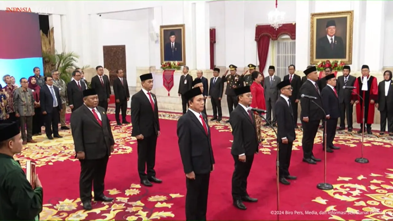 PRESIDEN LANTIK ANGGOTA KPPU PERIODE 2024-2029