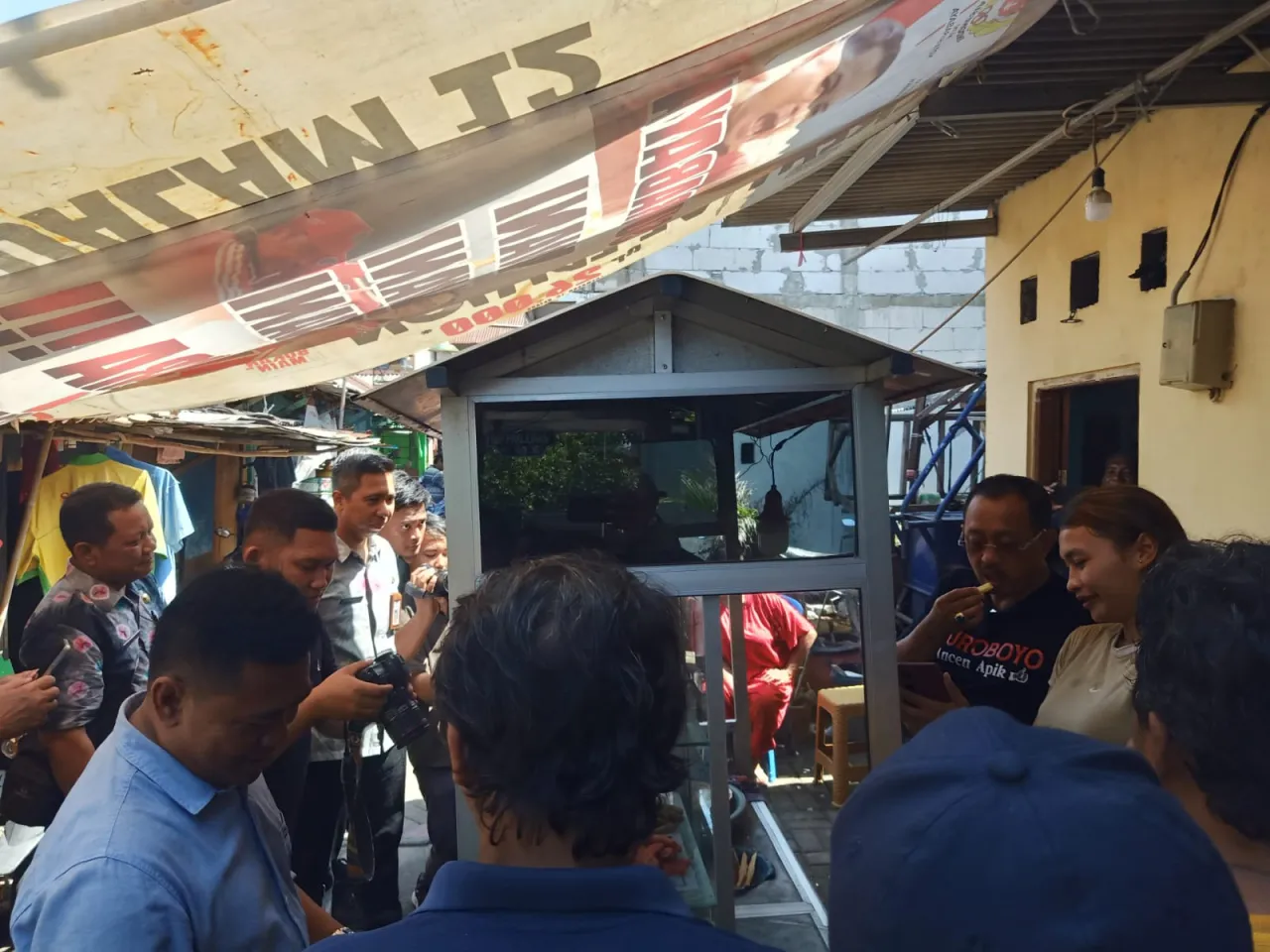 Menjelang PON ke- 21 Wawali Kota Surabaya Berkunjung di Kediaman Atlet Cabang Olahraga Gulat