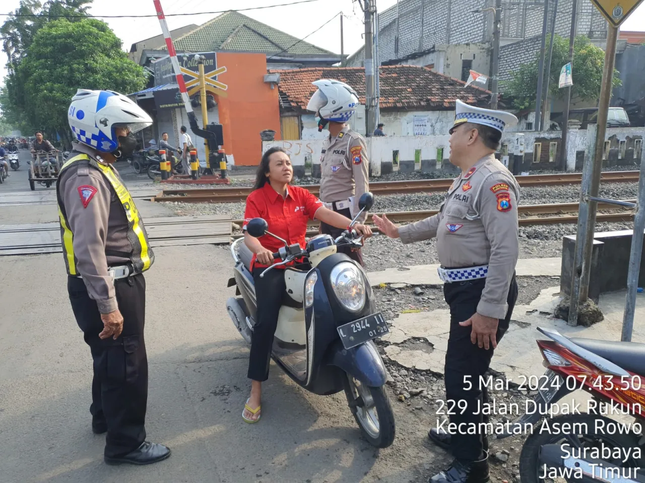 Polres Tanjungperak Berhasil Menekan Fatalitas Laka Lantas