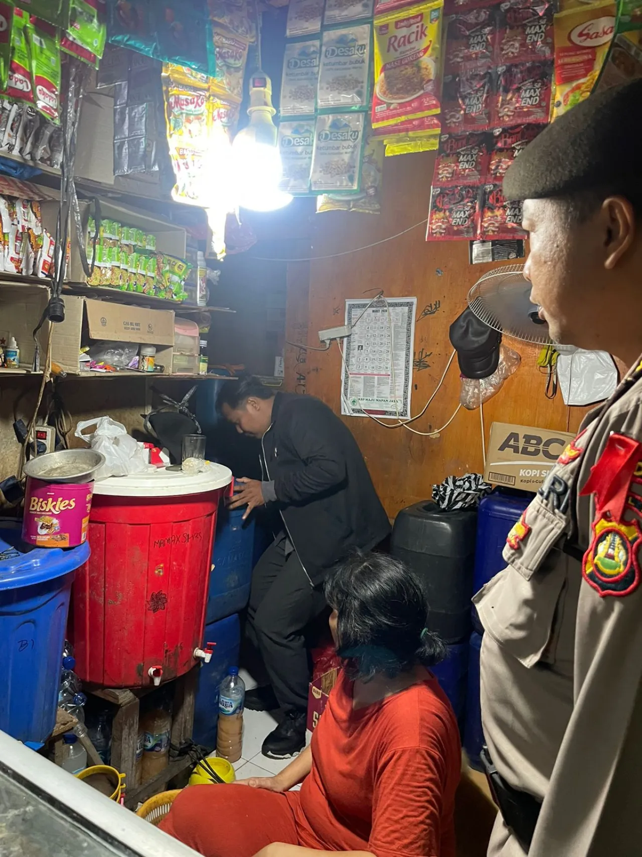 Antisipasi Gangguan Kamtibmas Satgas Gakkum Cek Penjual Miras