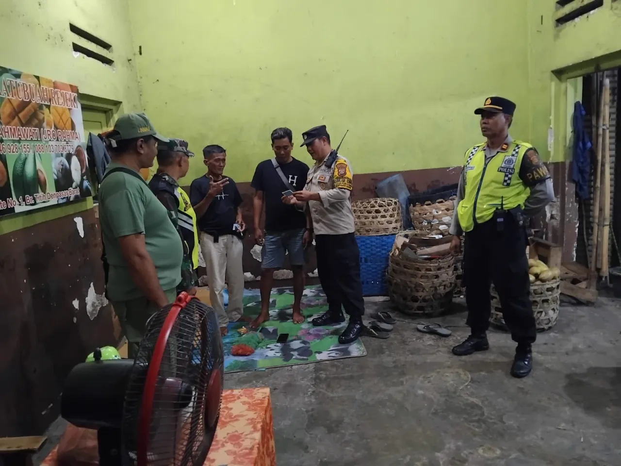 Jelang Akhir Ramadhan Polsek Denpasar Barat Jaga Stabilitas Kamtibmas Gelar Tibduktang