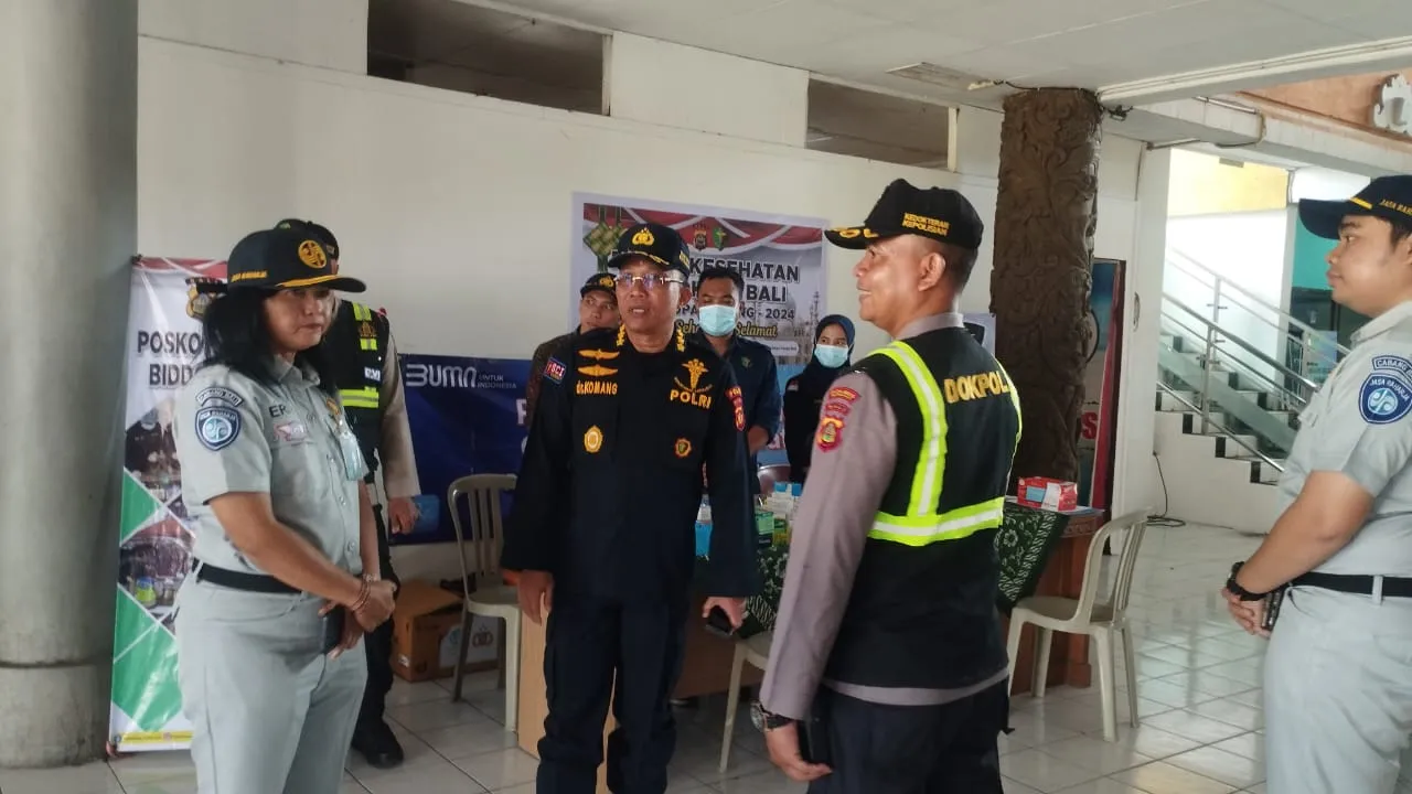 Ops.Ketupat Agung 2024, Sidokkes Polda Bali Laksanakan Pembagian Bekal Kesehatan