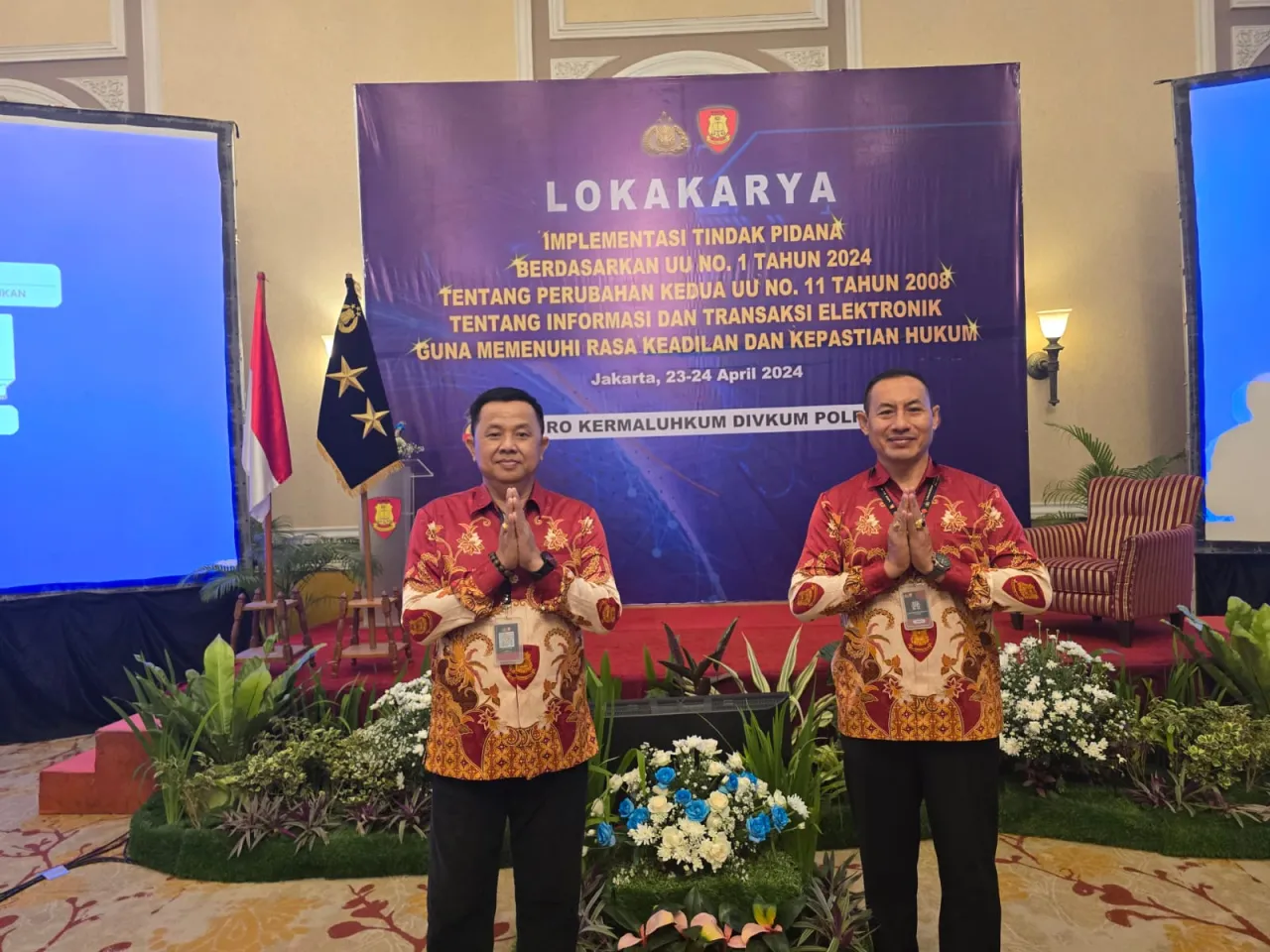 Kabidkum Polda Bali ikuti Lokakarya dan Rakernis yang dilaksanakan oleh Divisi Hukum Polri.