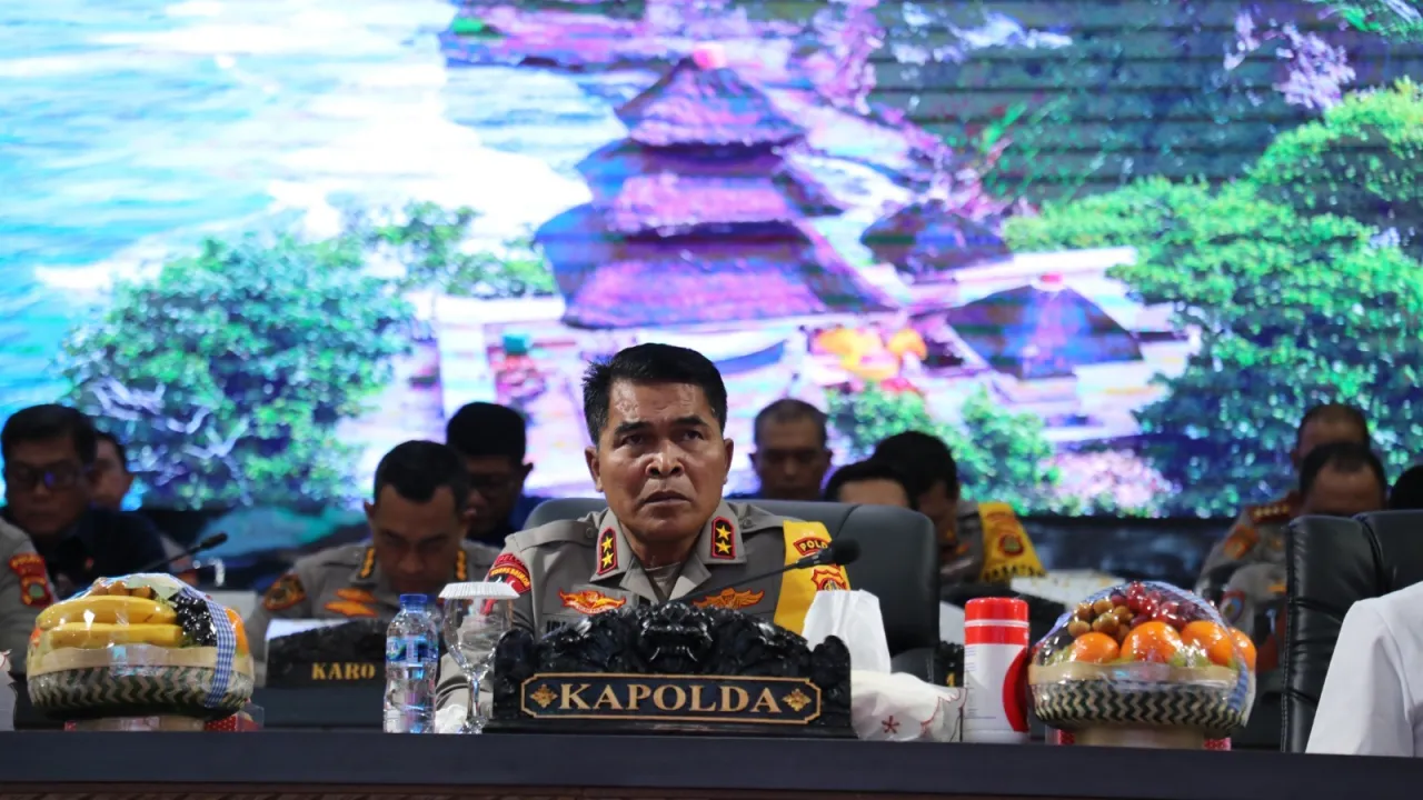 Kapolda Bali Ikuti Daring Penandatanganan Nota Kesepahaman Kementrian Pertanian dengan Polri*
