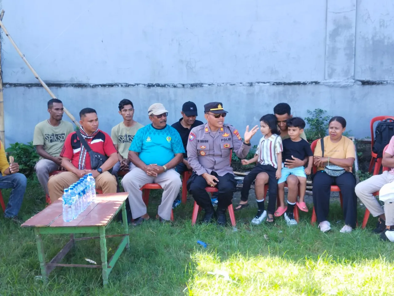 Berkomitmen Jaga Kebersamaan dan Toleransi, Polsek Denbar Polresta Denpasar Jalin Silaturahmi Bersama Flobamora
