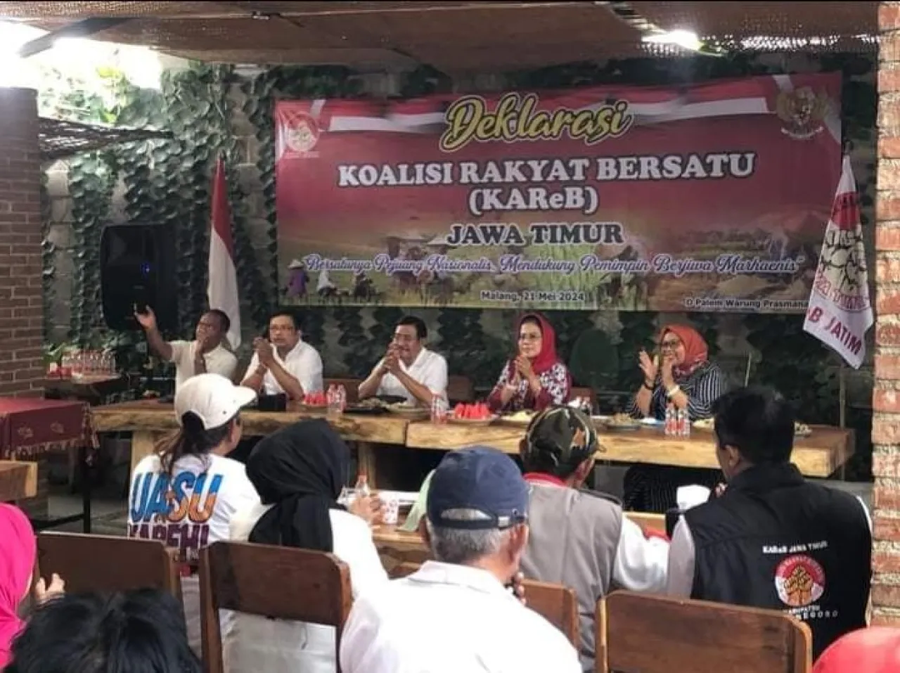 Siap Jadi Wakil Khofifah, Untari Deklarasi Koalisi Rakyat Bersatu Jawa Timur