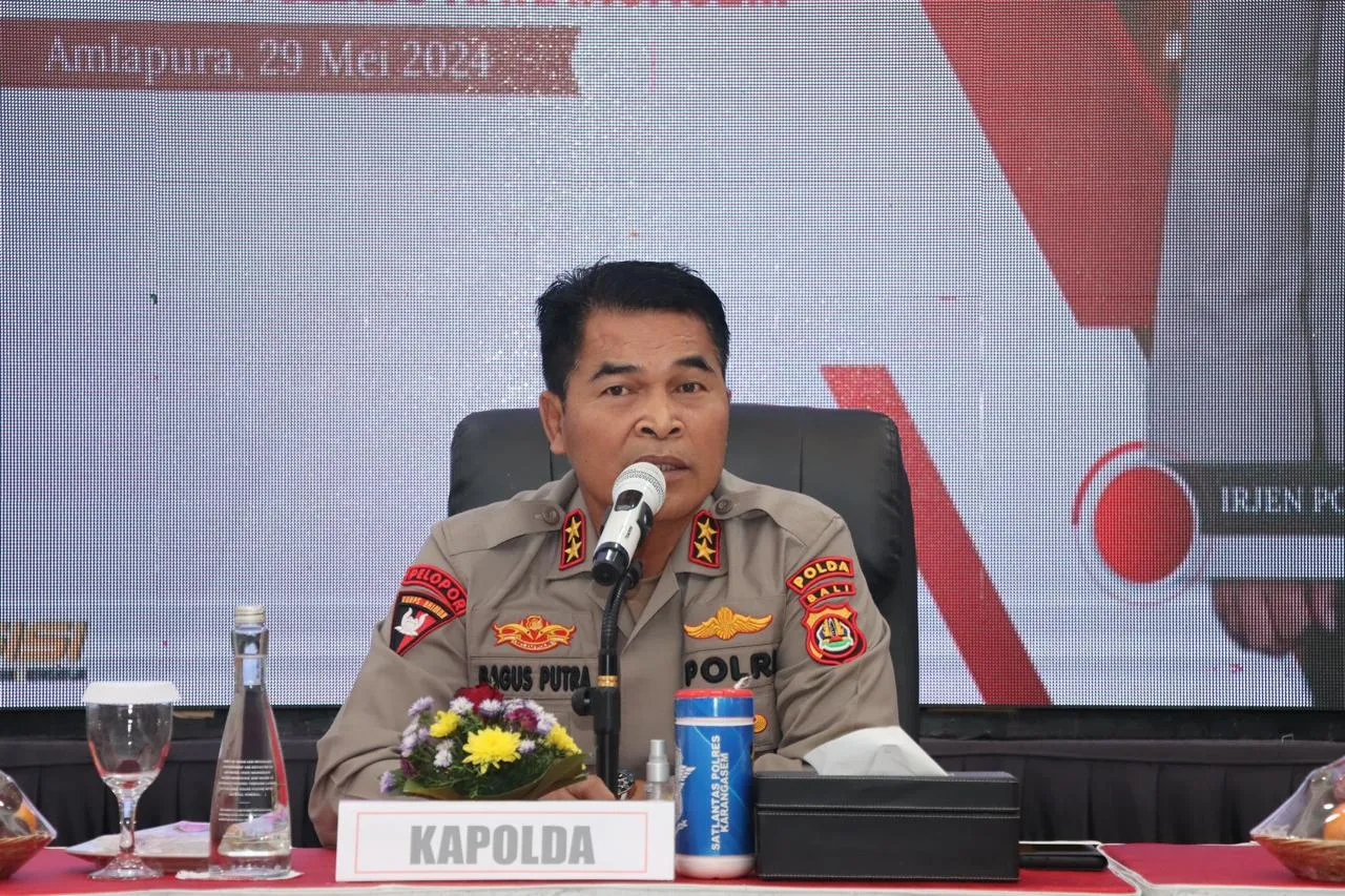 Kunker ke Polres Karangasem, Kapolda Bali Tekankan Kesiapan Pengamanan Pilkada 2024