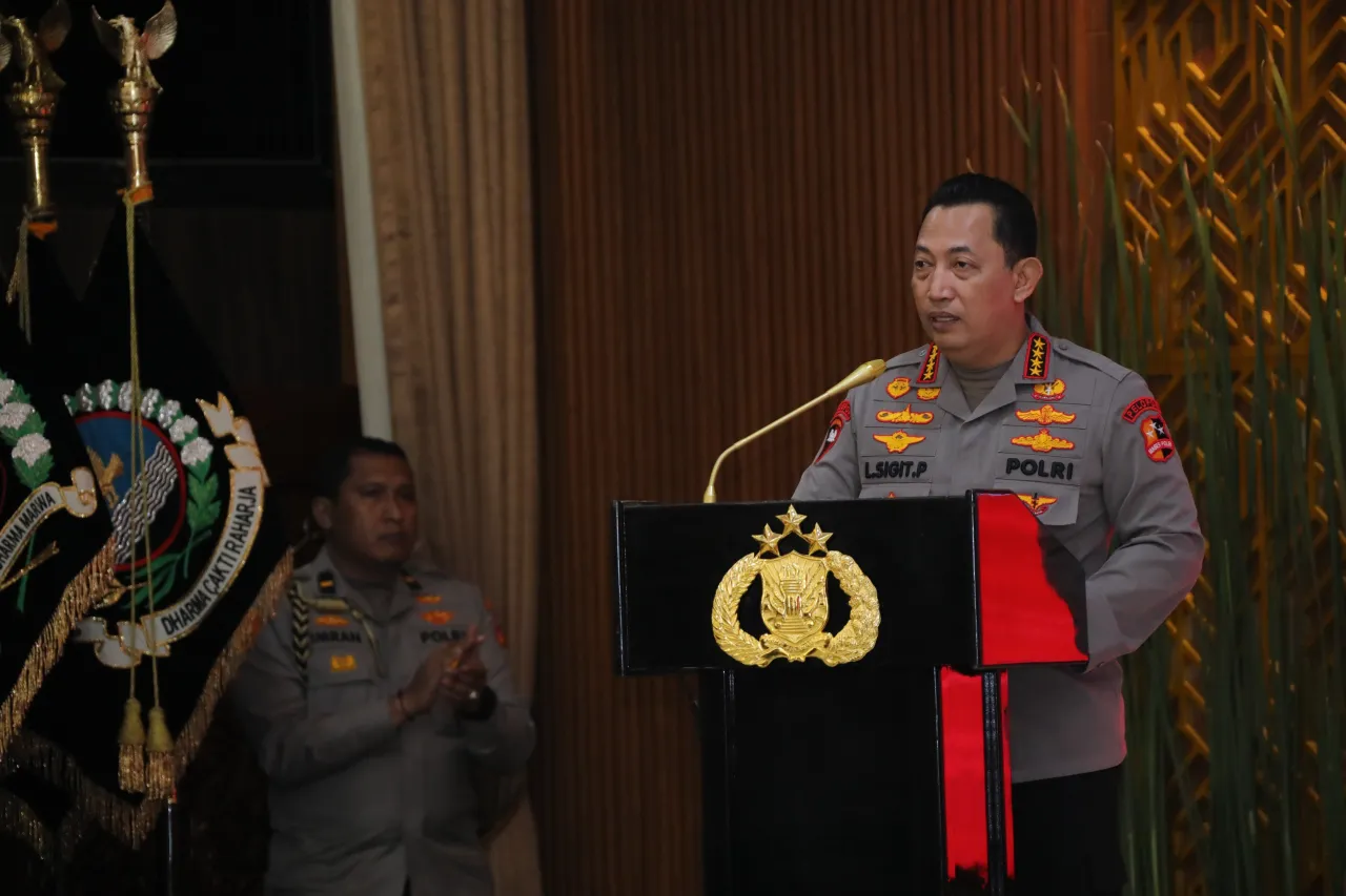 Kapolri Buka Rakernis Gabungan 4 Satker Polri*