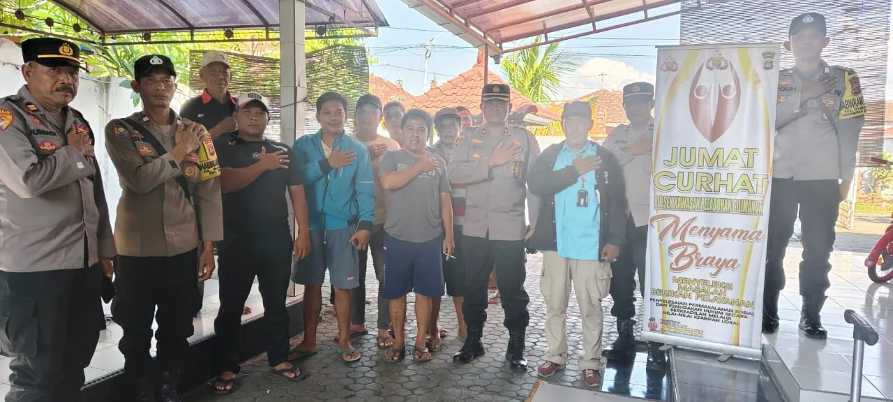 Jumat Curhat: Kapolsek Gilimanuk Gelar Tatap Muka dengan Paguyuban Ayam Kontes