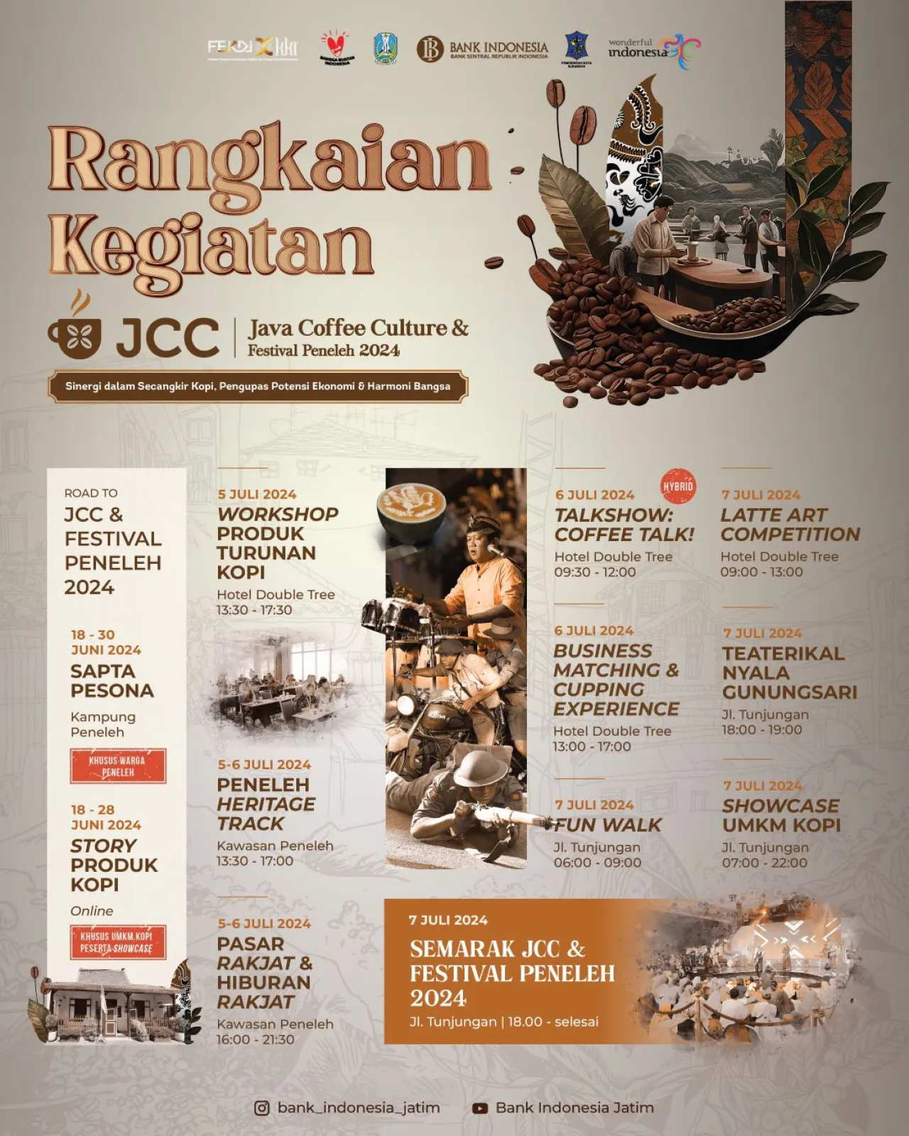 Siap Siap Java Coffee Culture & Festival Peneleh 2024 Segera Hadir Di Kota Surabaya