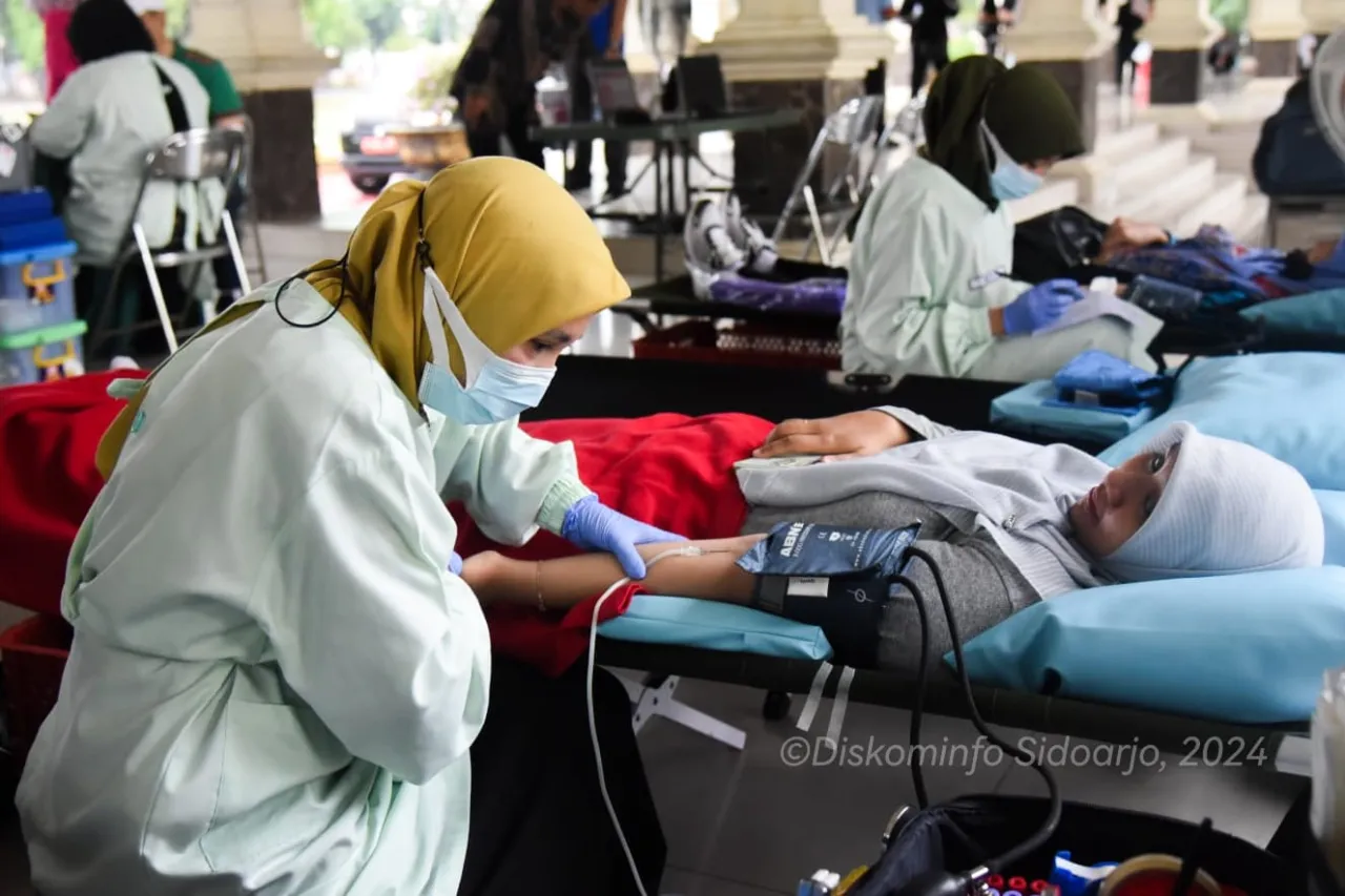 Senam Bersama ASN Sidoarjo Kembali Aktif Ditambah Pemeriksaan Kesehatan Gratis