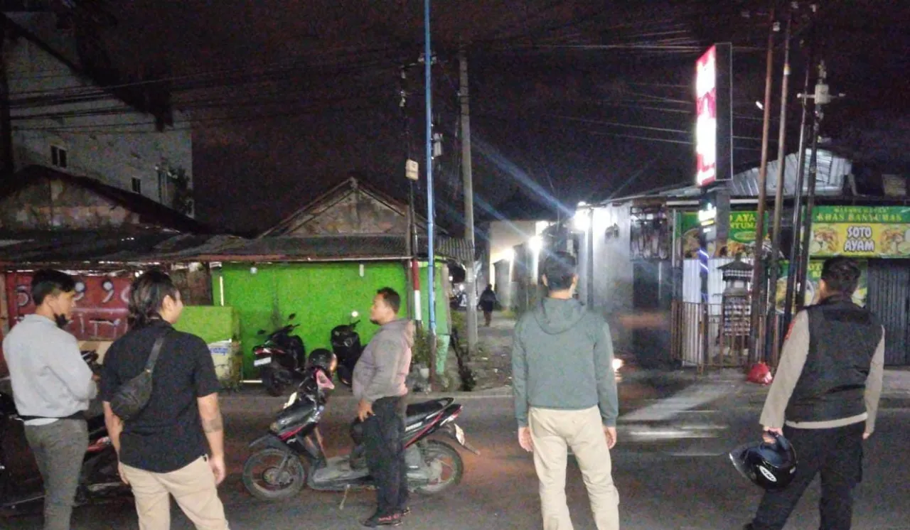 Kapolsek Denbar Pimpin Patroli Malam Minggu Antisipasi Kejahatan Jalanan Dan Balap Liar