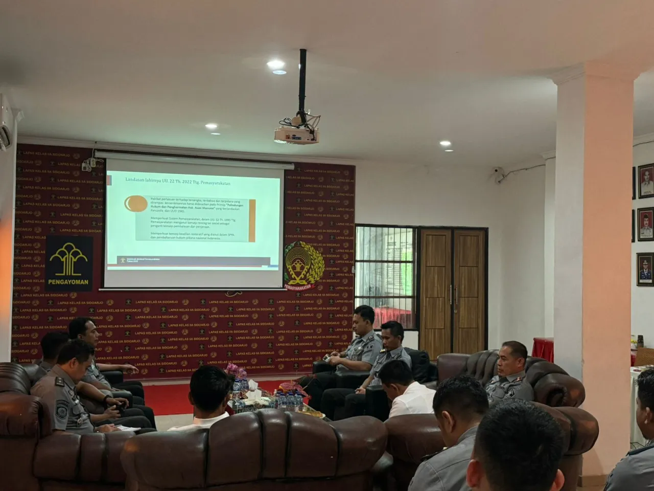Jajaran Struktural Lapas Sidoarjo Mendapat Penguatan PK Ahli Utama