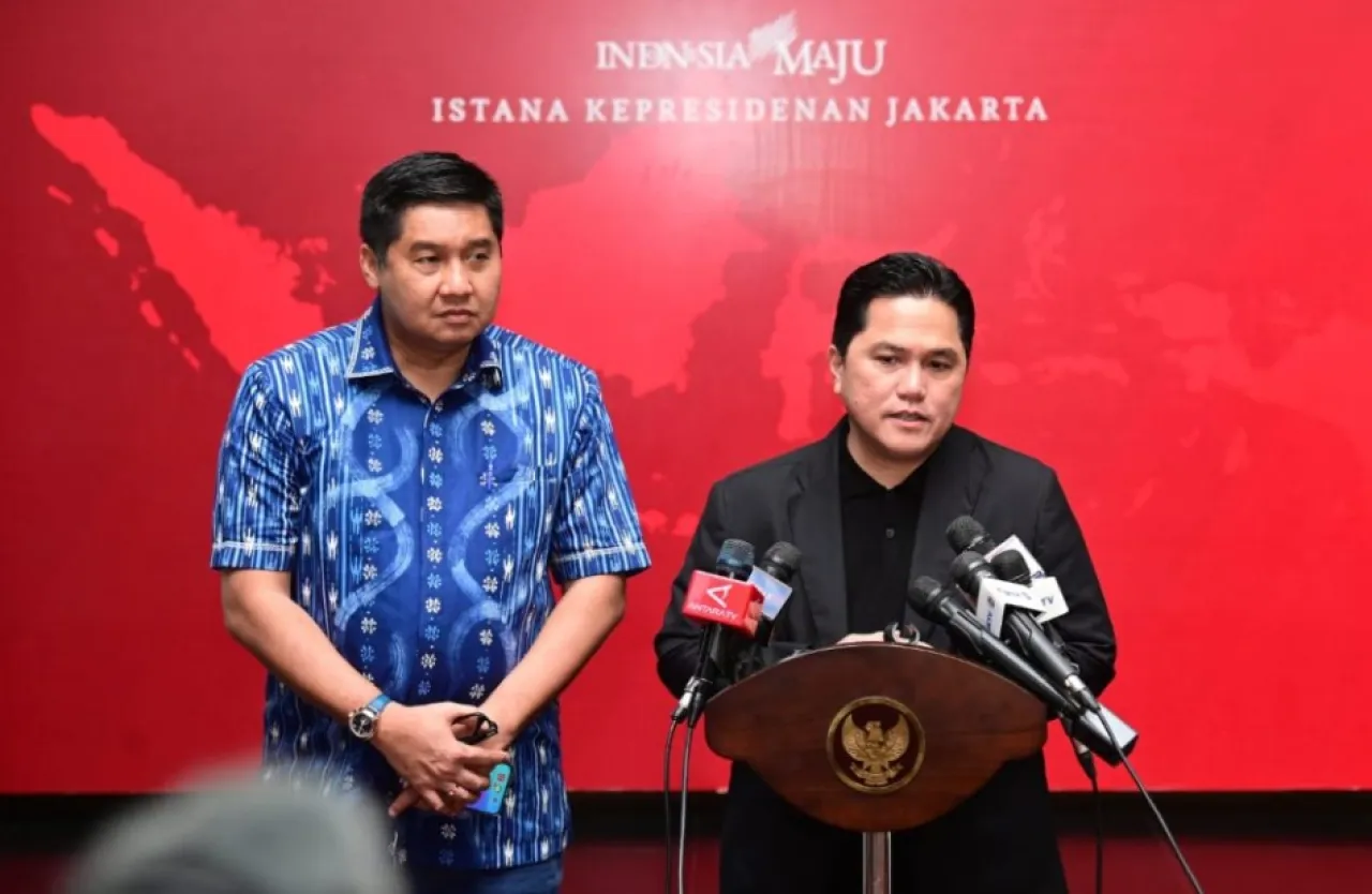 Ketua Umum PSSI Erick Thohir Umumkan Persiapan Piala Presiden