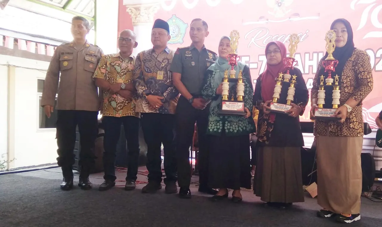 Camat Prambon Gelar Resepsi Tutup Rangkaian Kegiatan Perayaan Kemerdekaan