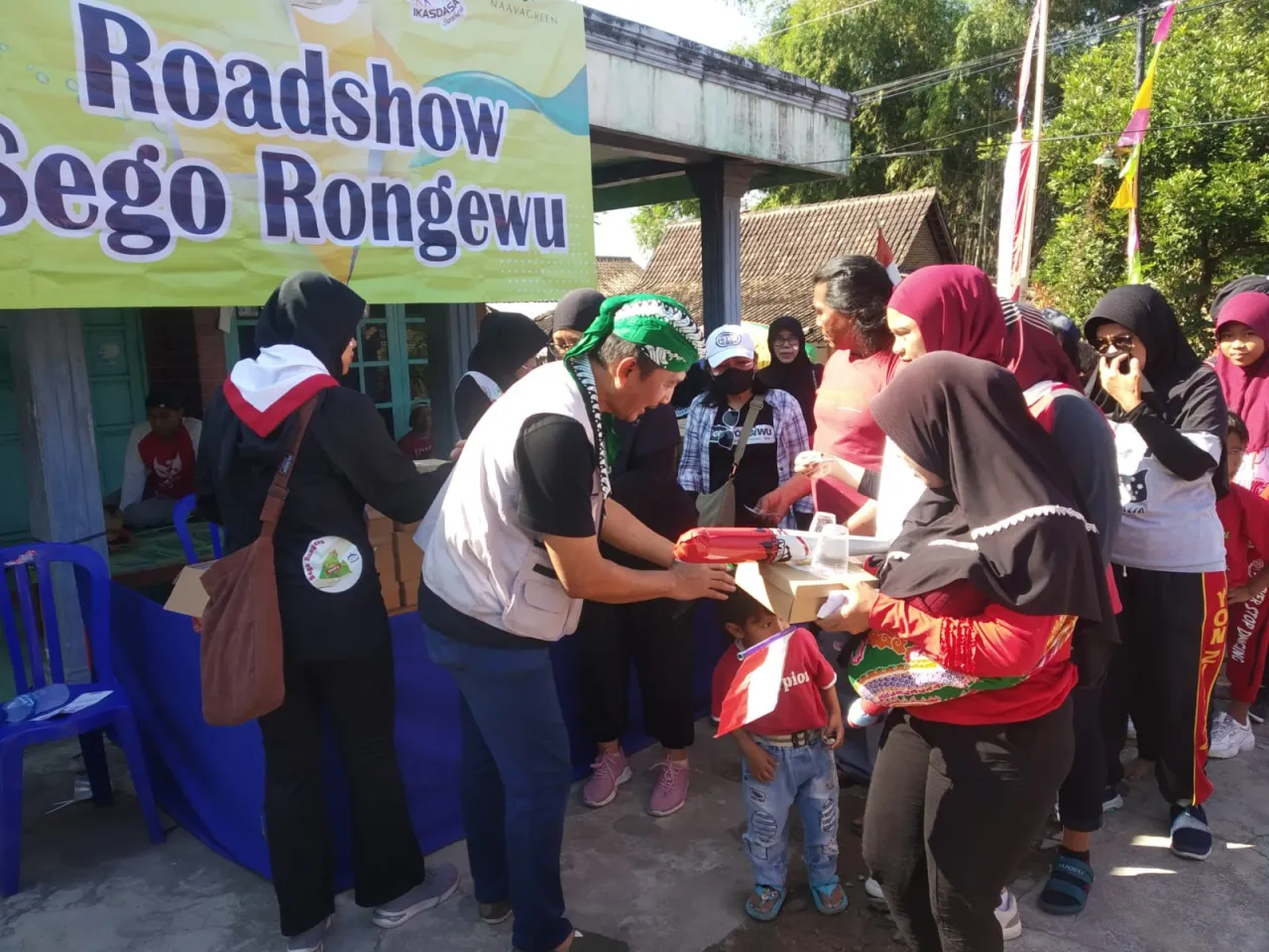 Road Show Sego Rongewu semarakkan Kemerdekaan RI ke 79 di Klaten Jateng