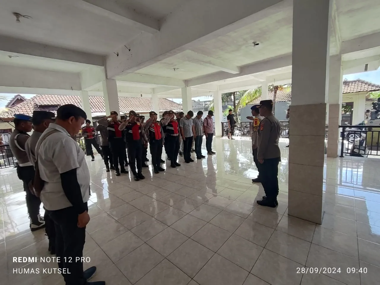 Polresta Denpasar Lakukan Pengamanan Kampanye Tatap Muka Paslon di Desa Pecatu, Kuta Selatan