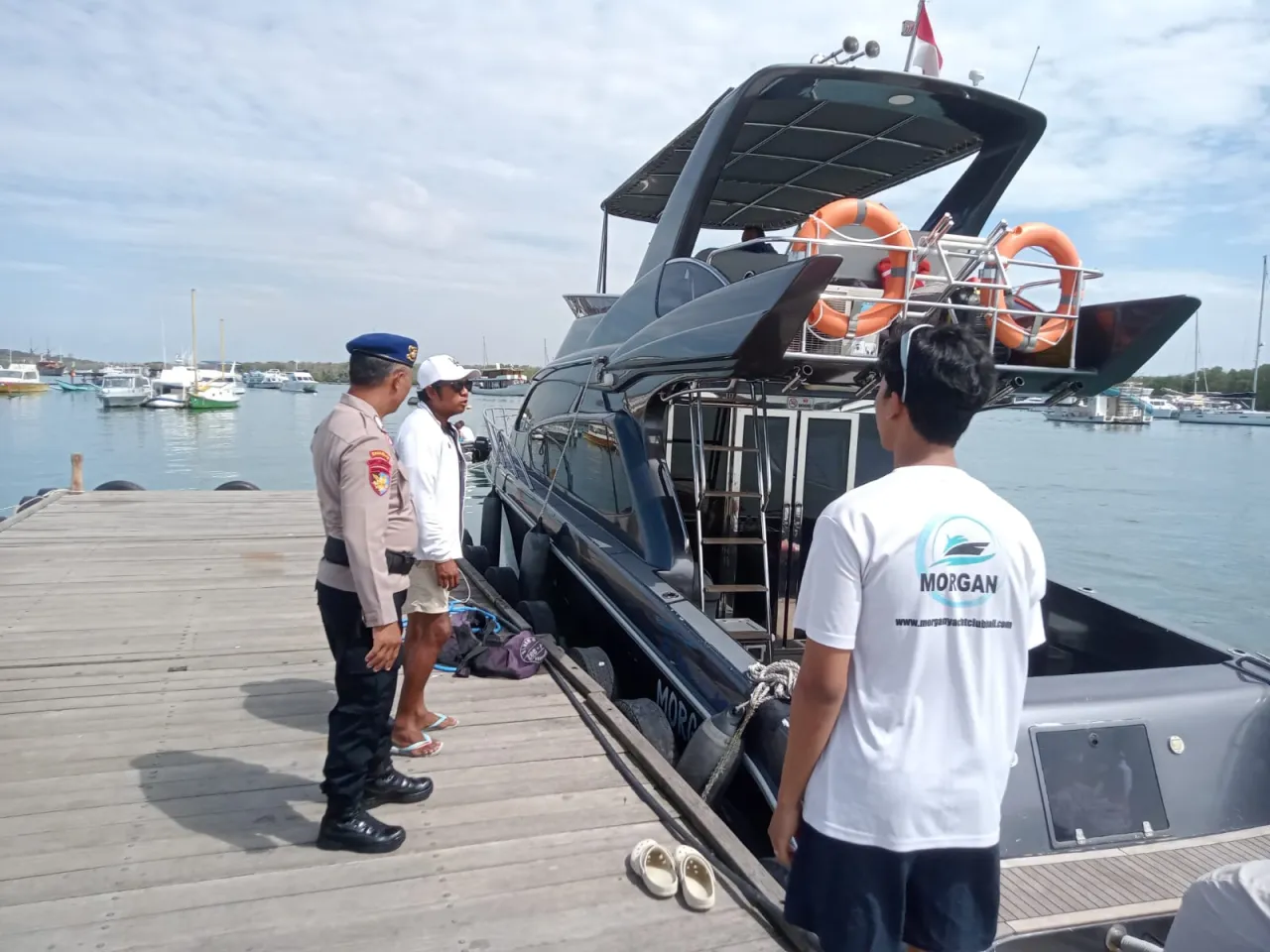 Pengamanan Pilkada Serentak 2024: Satpolairud Polresta Denpasar Pos Serangan Gelar Patroli Dialogis