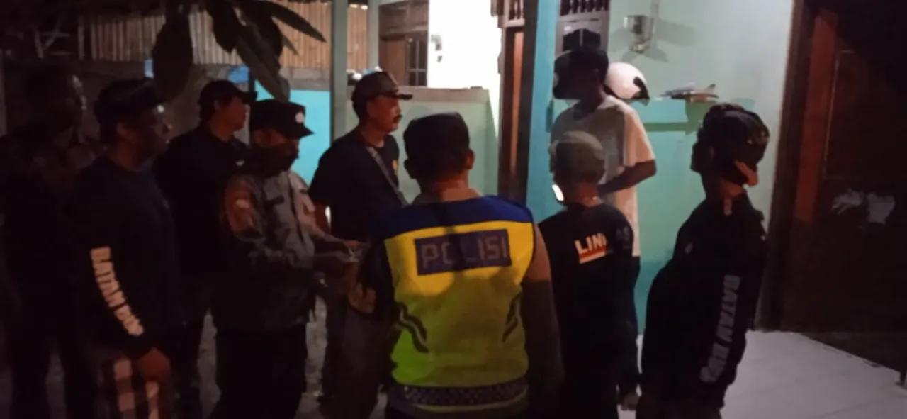 Jelang Pilkada Polsek Dentim Jaring 5 Penduduk Pendatang di Desa Kesiman Petilan dalam Operasi Tibdu