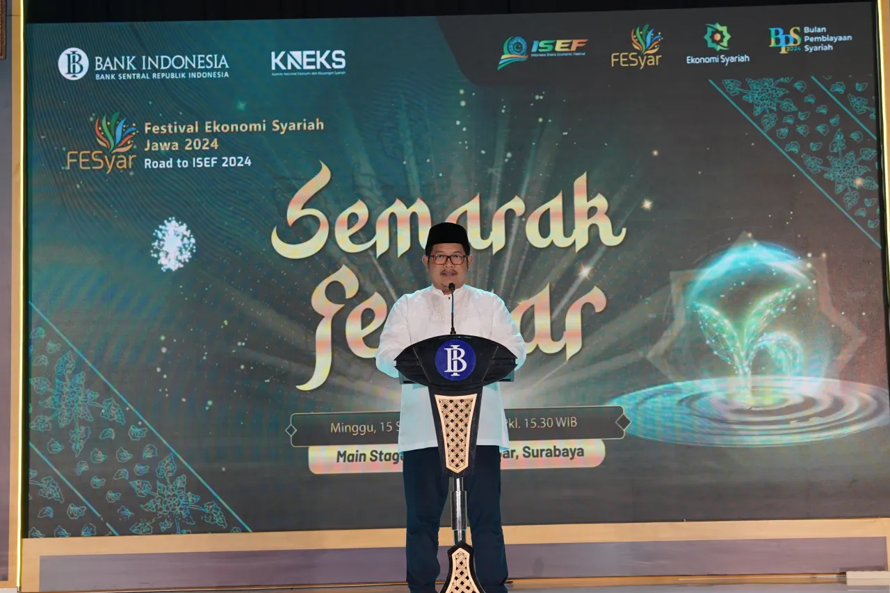 Resmi Di Tutup Fesyar 2024 Tema Sinergi untuk Memperkuat Ketahanan,Kebangkitan dan Ekonomi syariah