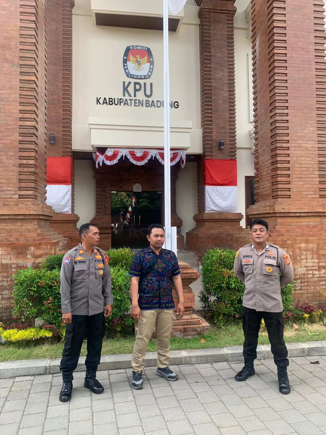 Pengamanan Satgas Preventif Polresta Denpasar pada Tahap Penetapan dan Pengundian Nomor Urut Pilkada