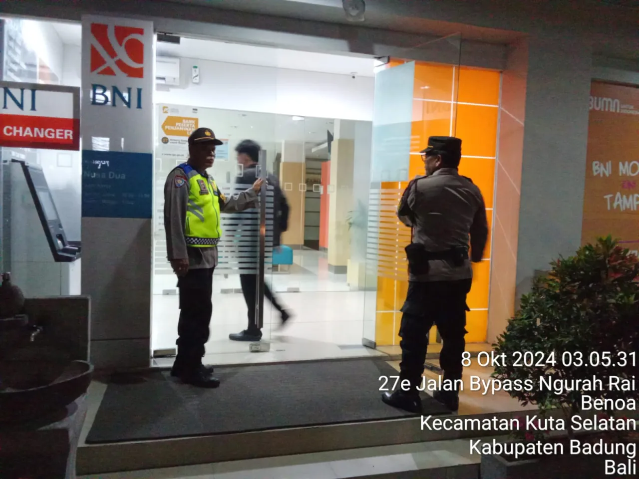 Polsek Kuta Selatan Gelar Blue Light Patrol untuk Jaga Kondusifitas Selama Kampanye Pilkada Serentak