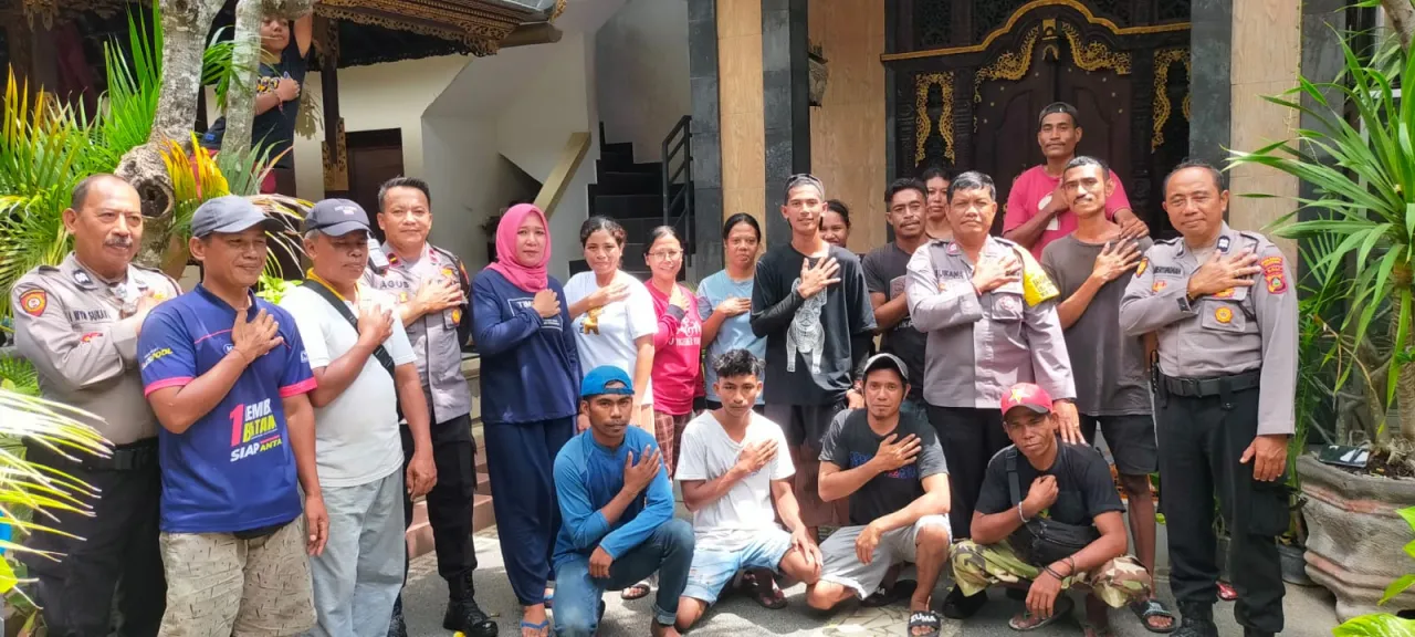Safari Kamtibmas dan Cooling System Polsek Kuta Di Kedonganan