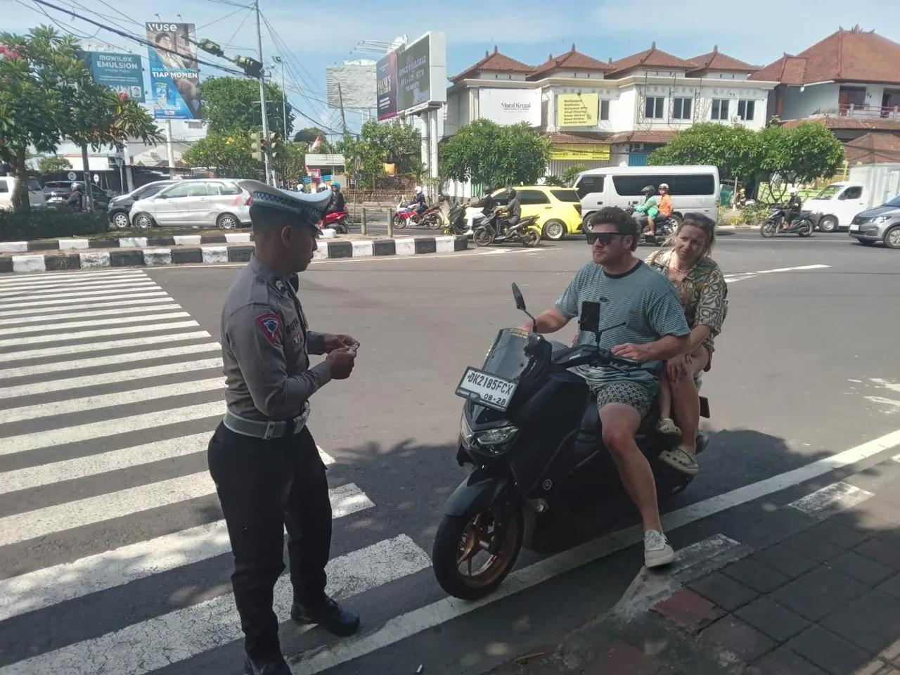 Operasi Zebra Agung 2024: Satgas Gakkum Polresta Denpasar Tegakkan Disiplin Lalu Lintas