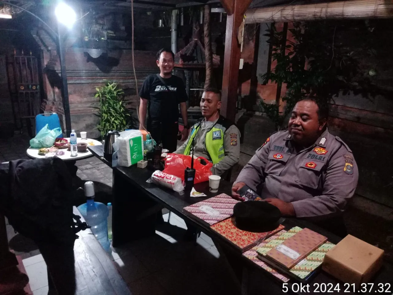 Pengamanan Kantor KPU Kota Denpasar pada Tahap Kampanye Pilkada 2024
