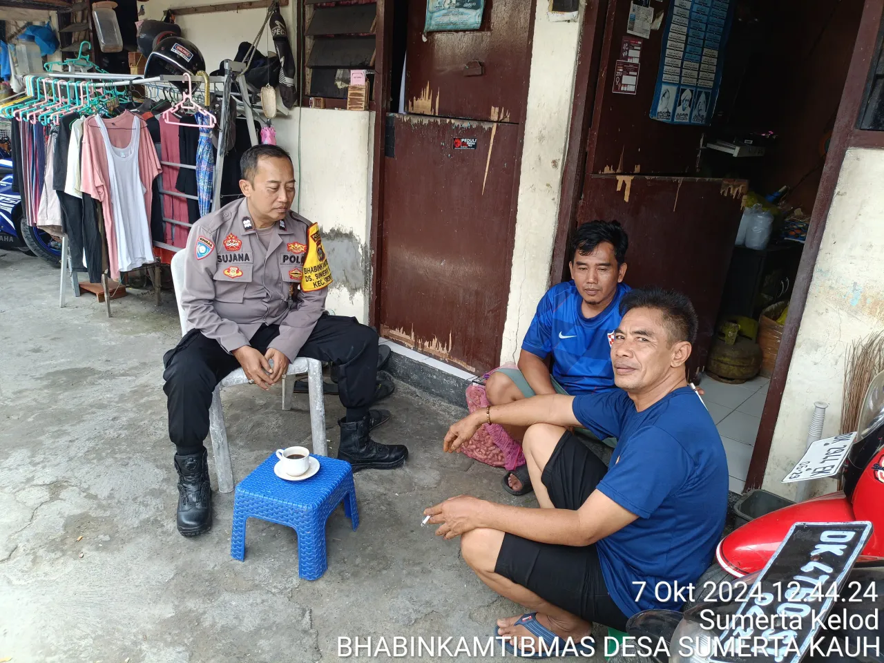 Bhabinkamtibmas Desa Ungasan Laksanakan Problem Solving Terkait Ancaman Debt Collector
