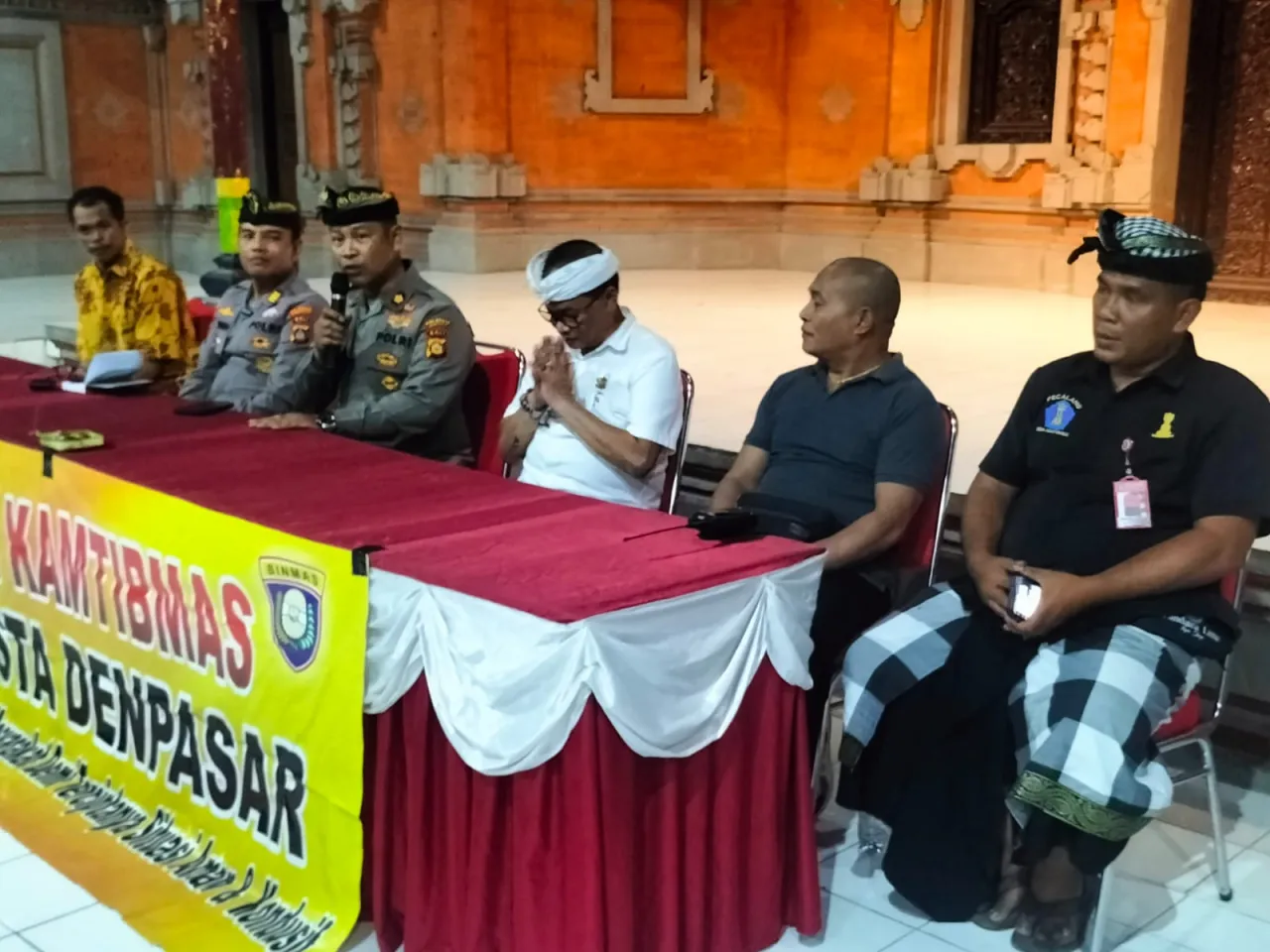 Safari Kamtibmas Polresta Denpasar dan Polsek Kuta Selatan Bersama Warga NTT di Wilayah Kuta Selatan