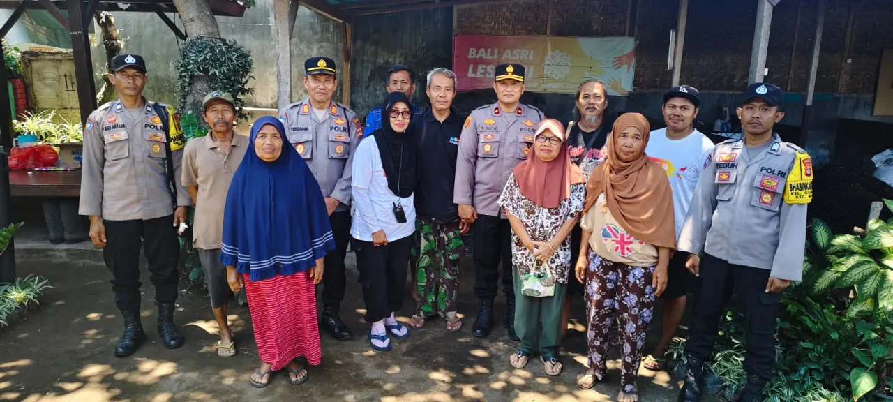 Kapolsek Gilimanuk Bertandang Ke Kelompok Pelestarian Lingkungan Bali Asri Lestari Gilimanuk